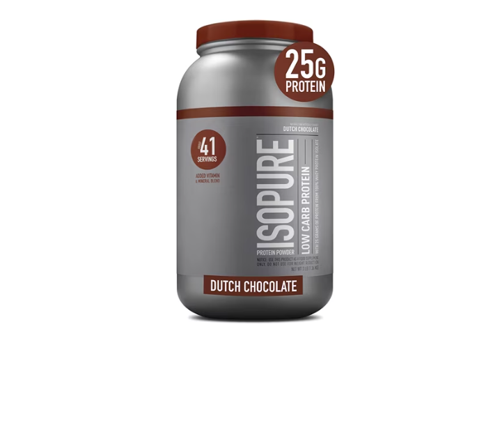 Isopure Low Carb Protein Powder Dutch Chocolate -- 41 Servings